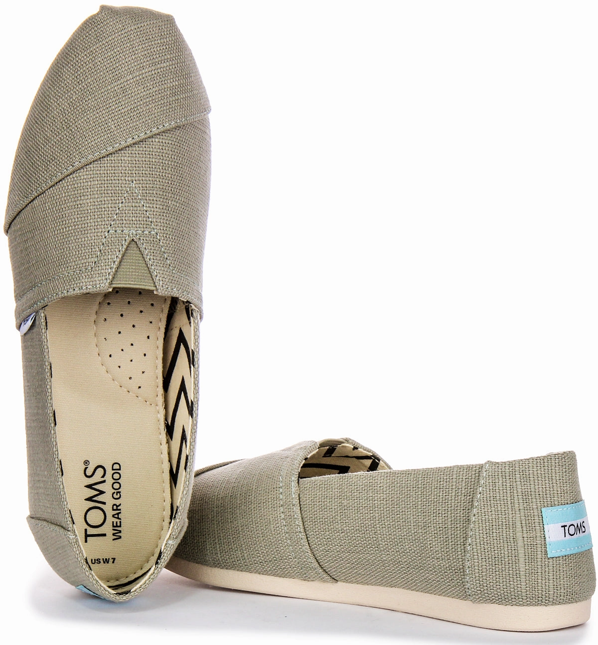 Toms Alpargata Heritage In Grey For Women Lightweight Comfort