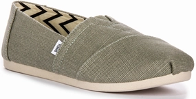 Toms Alpargata Heritage In Grey For Women Slip On Relax