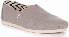 Toms Alpargata Heritage In Grey For Women Urban Step Comfort Glide