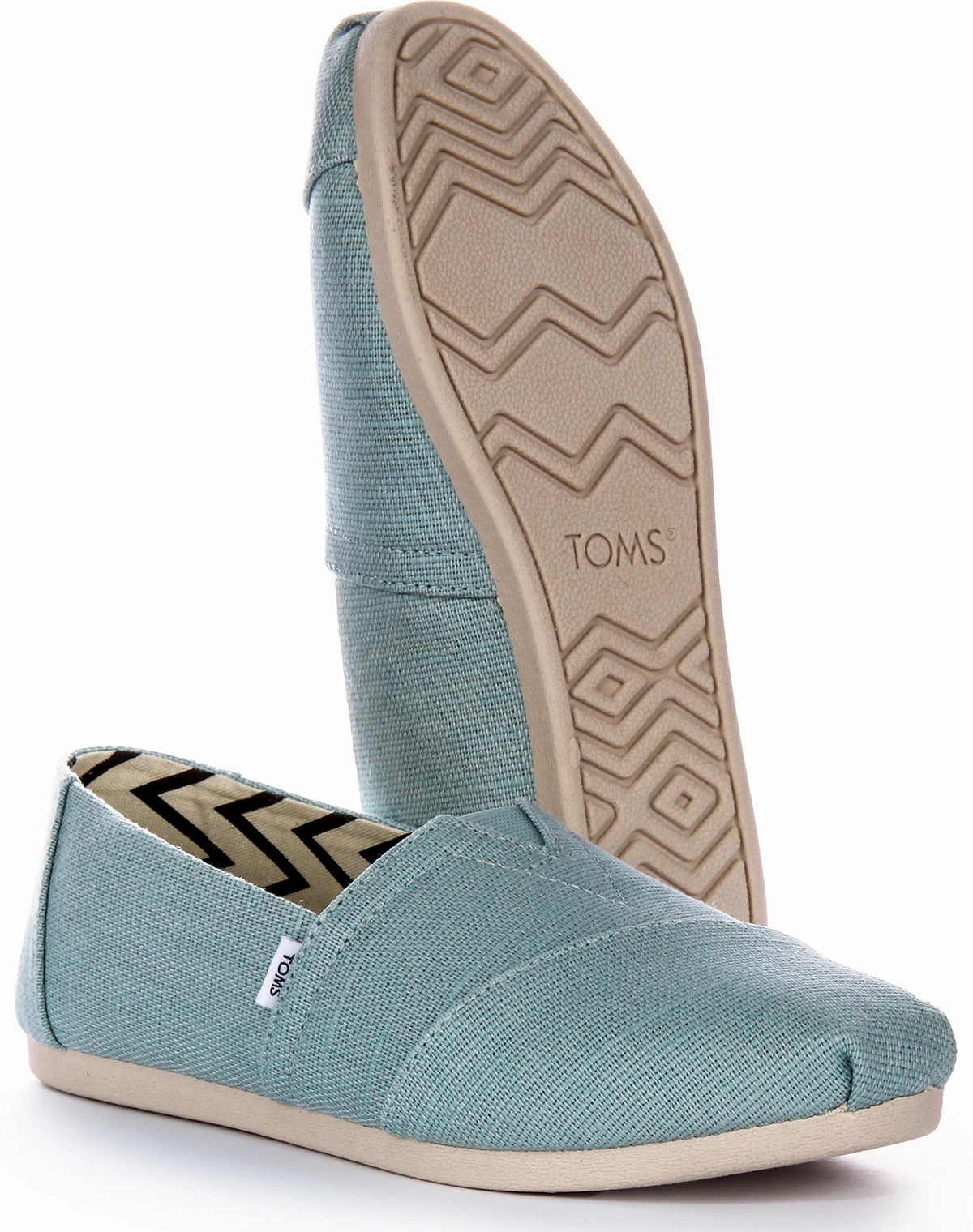 Toms Alpargata Heritage In Light Blue For Women Rugged Build