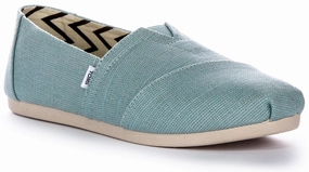 Toms Alpargata Heritage In Light Blue For Women Comfort Balance