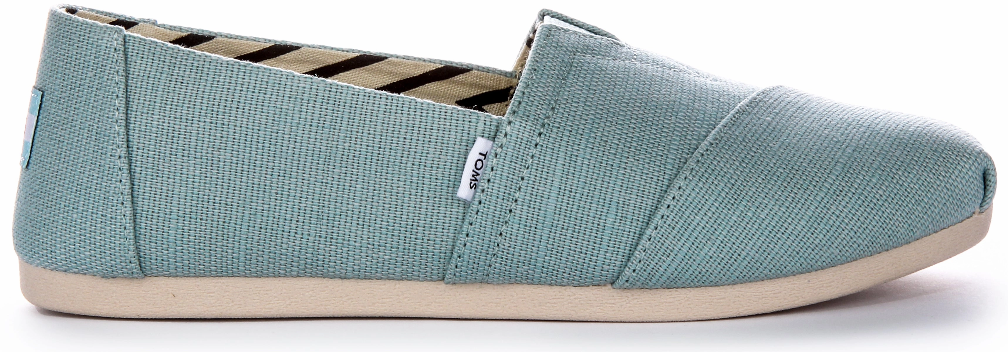 Toms Alpargata Heritage In Light Blue For Women Rugged Build