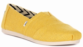 Slip On Comfort Toms Alpargata Heritage In Yellow For Women