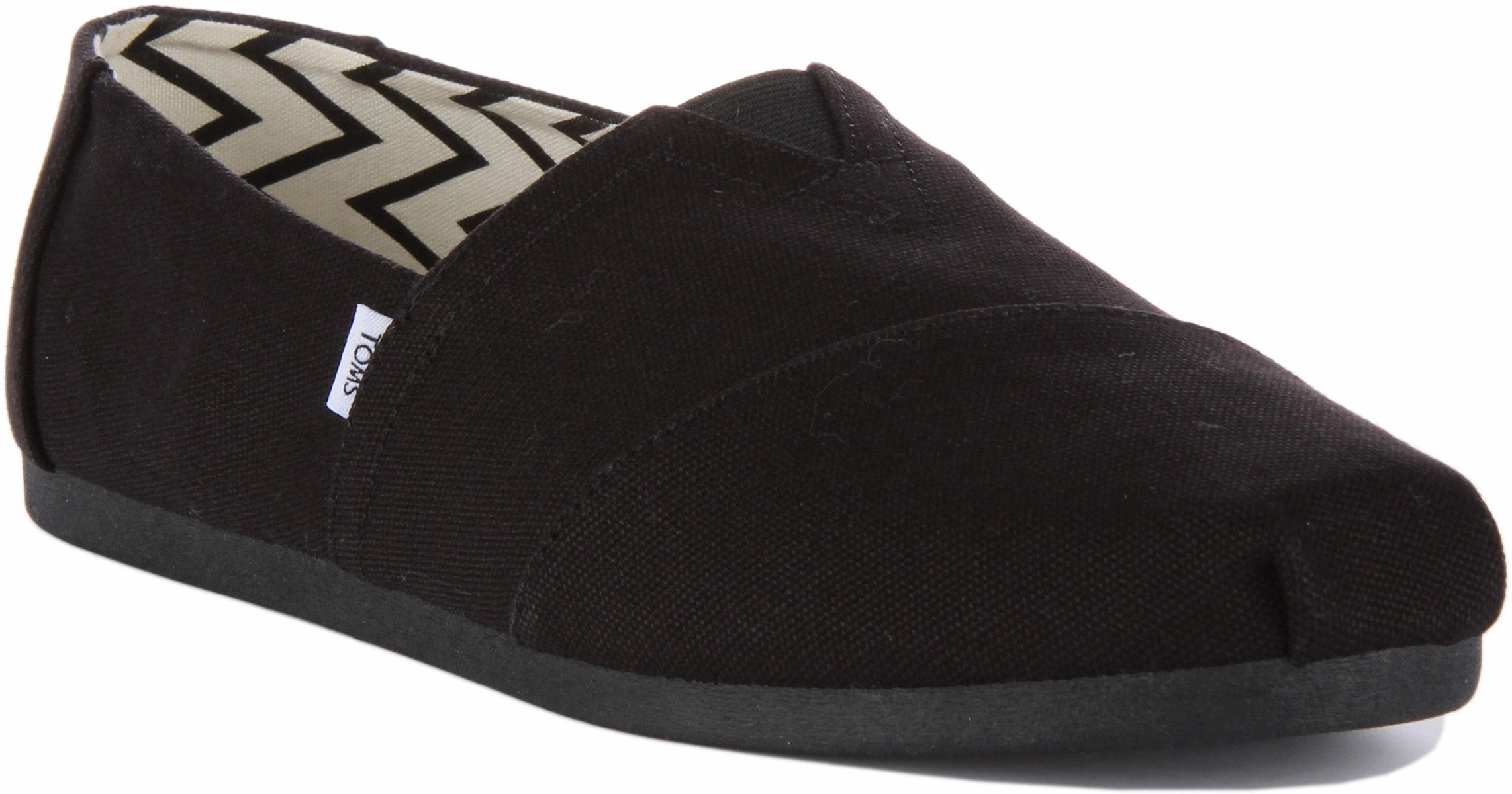 Break Run Calm Grey Toms Alpargata In Black Black For Men