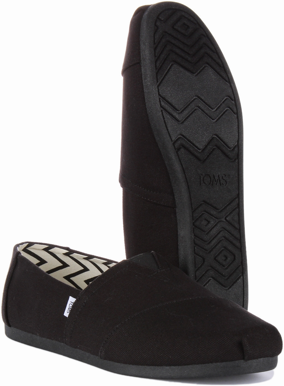 Toms Alpargata In Black Black For Men Simple Elegance