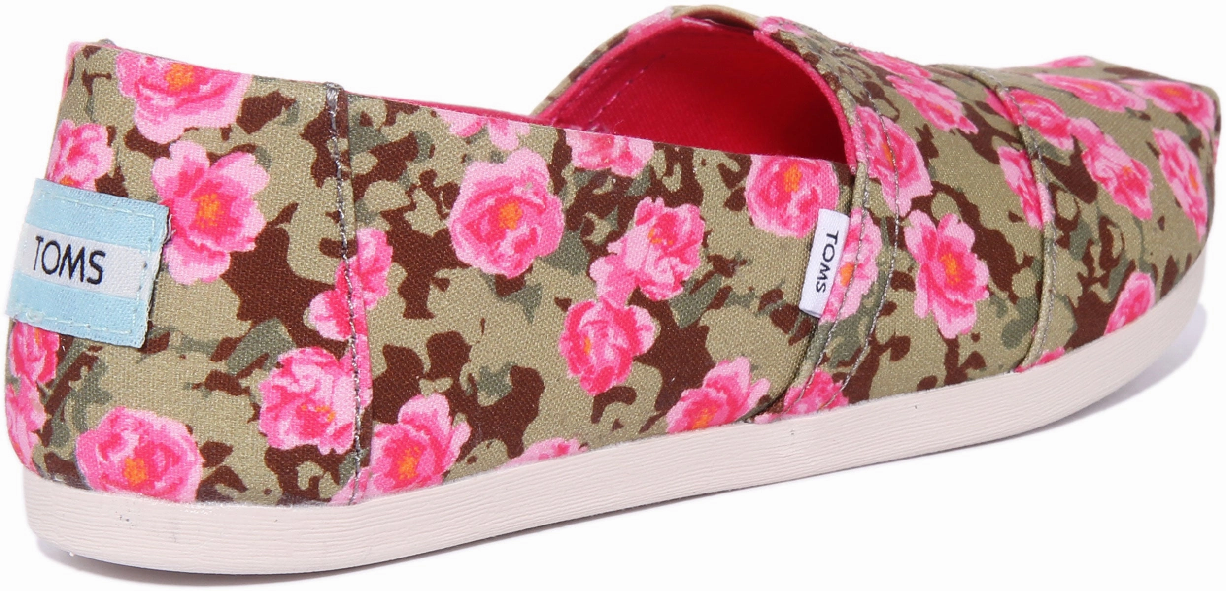 Toms Alpargata In Green Floral For Women Agile Movement