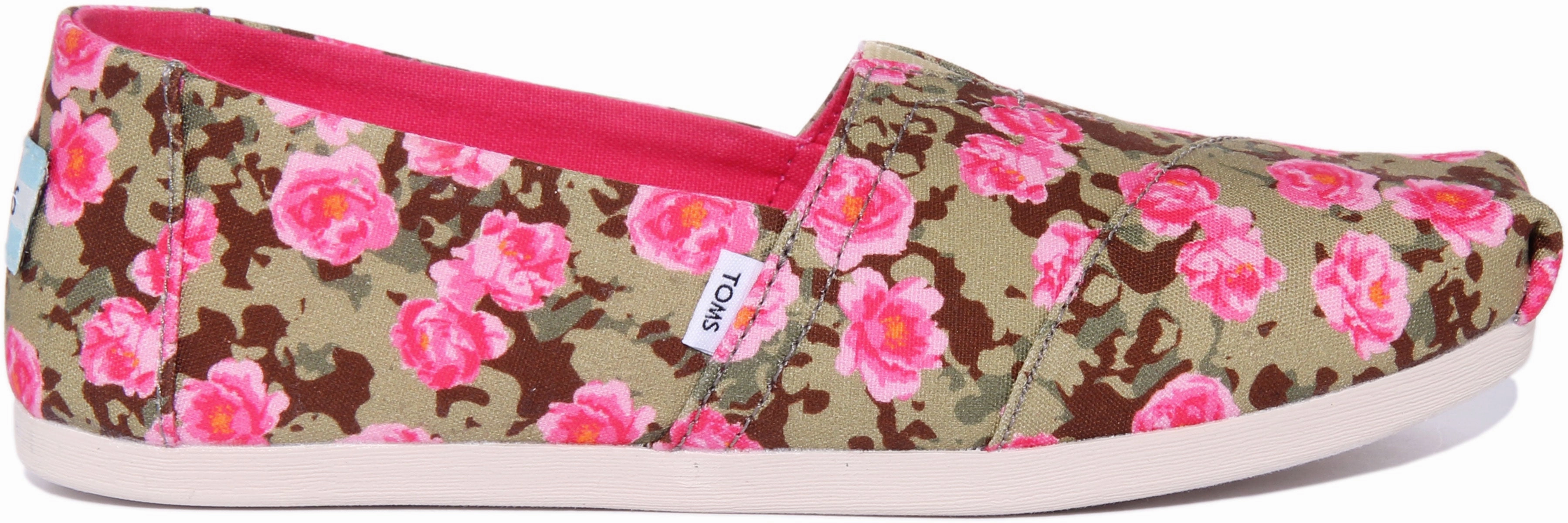 Toms Alpargata In Green Floral For Women Agile Movement
