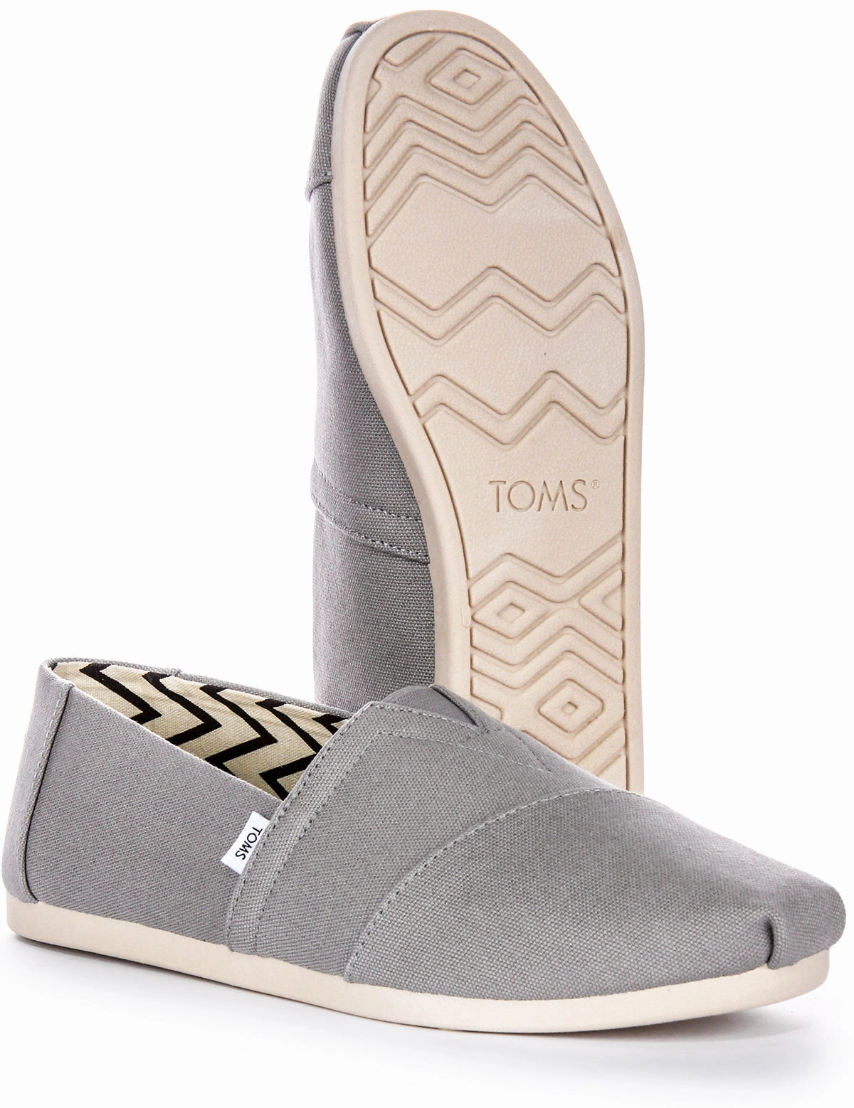Toms Alpargata In Grey For Men Travel Step Comfort