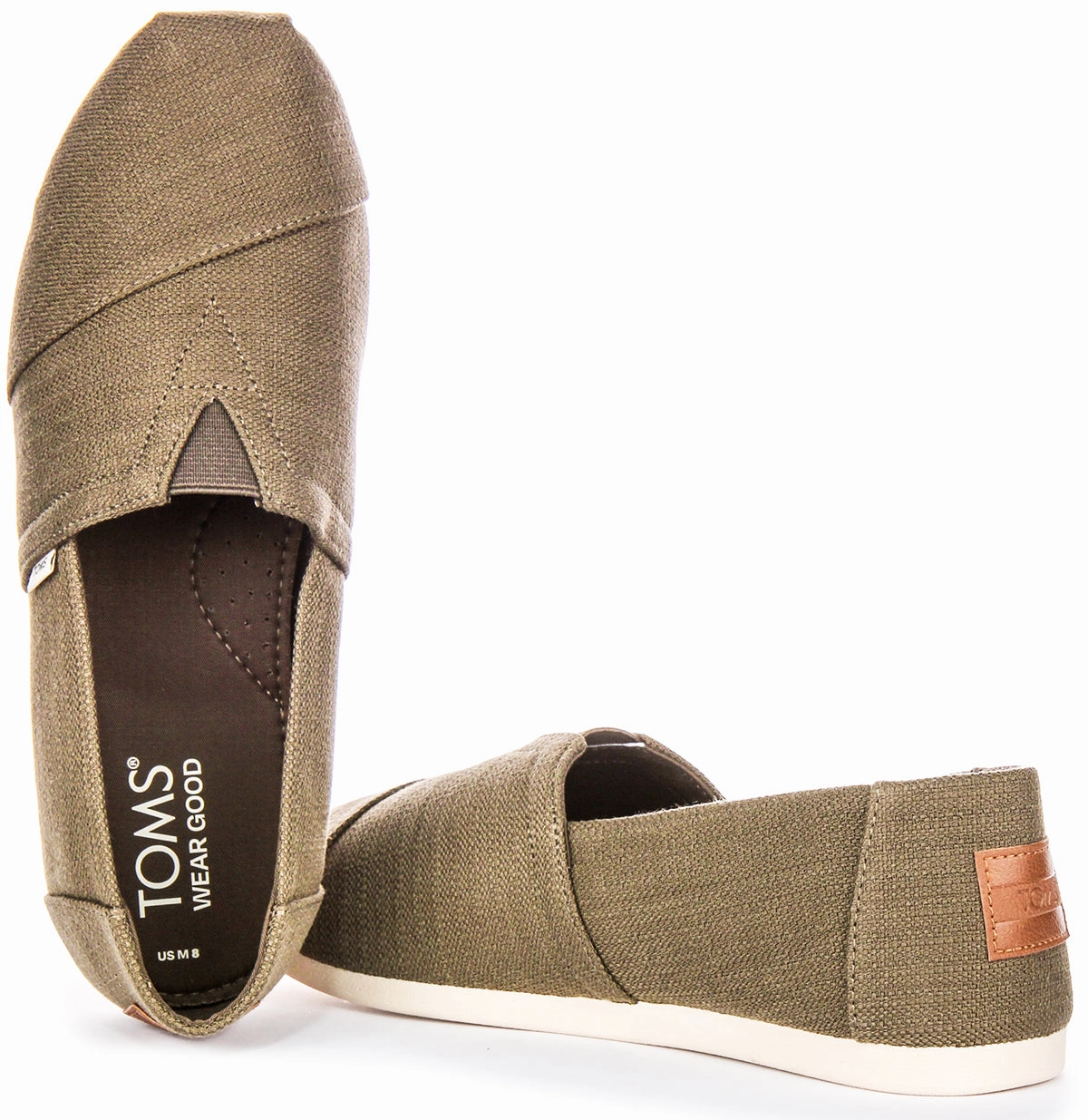 Toms Alpargata In Olive Green For Men Fresh Style