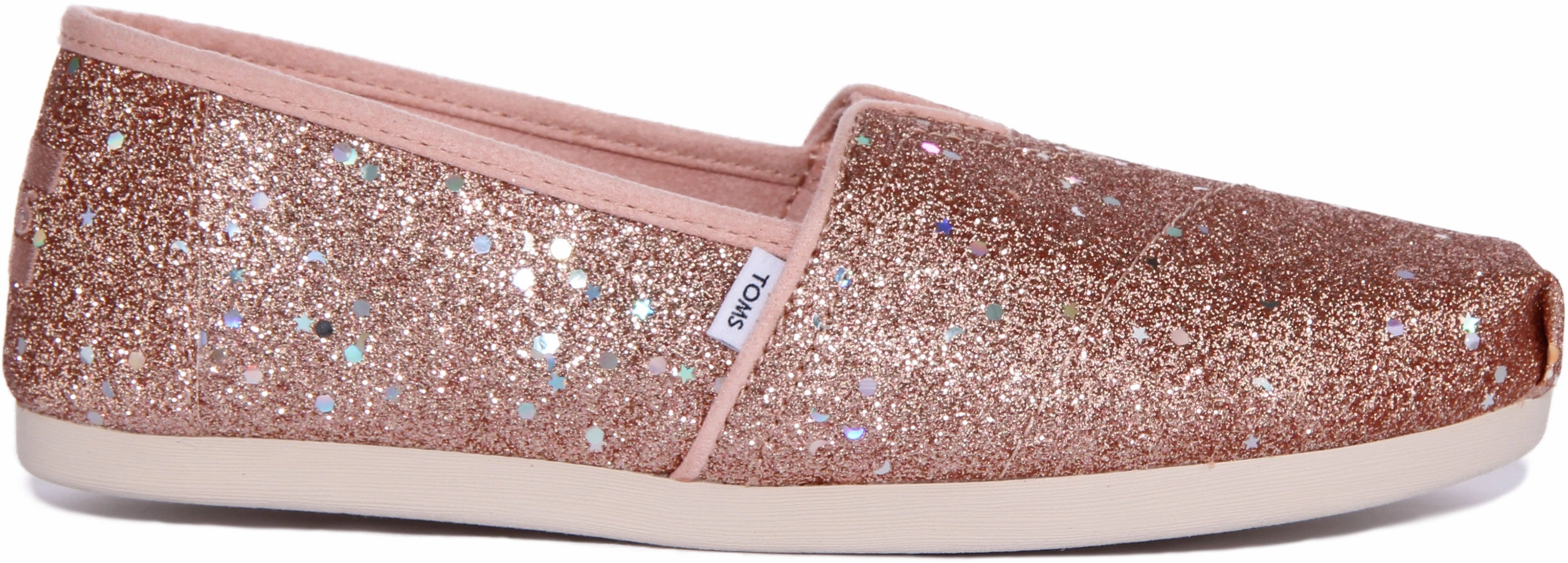 Toms Alpargata In Rose Gold For Women Soft Step