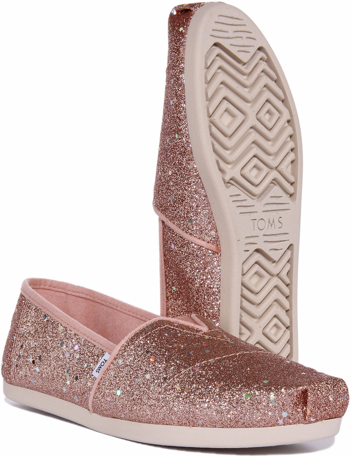 Toms Alpargata In Rose Gold For Women Soft Step