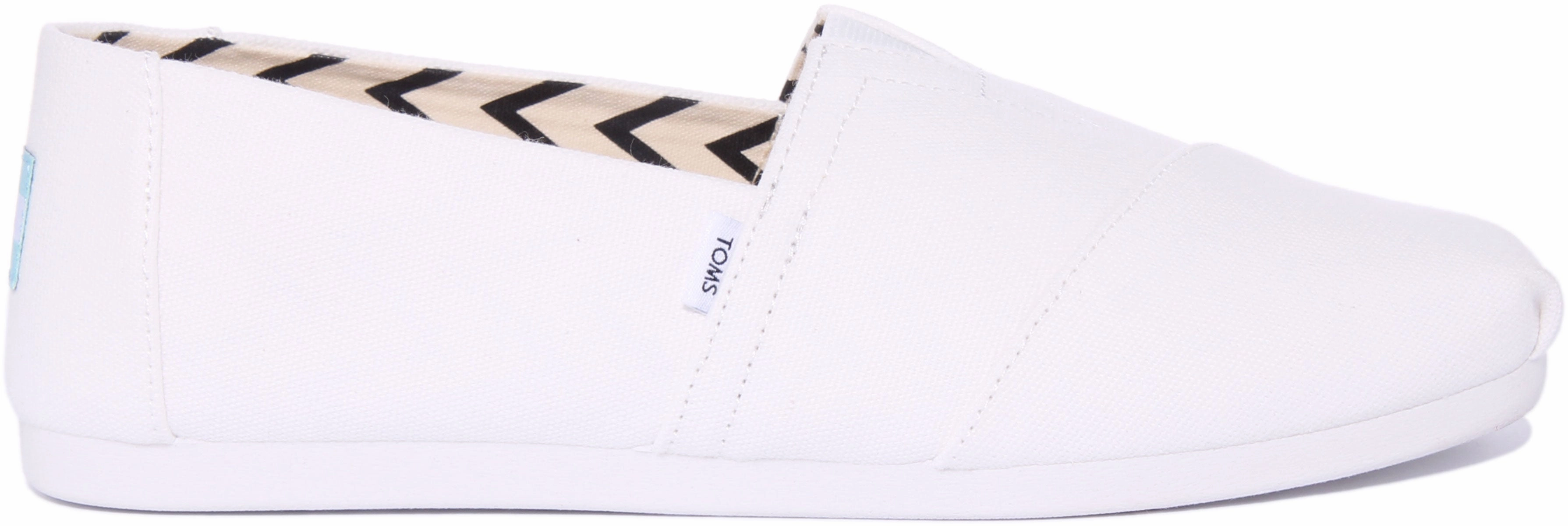 Toms Alpargata In White For Men Versatile Style