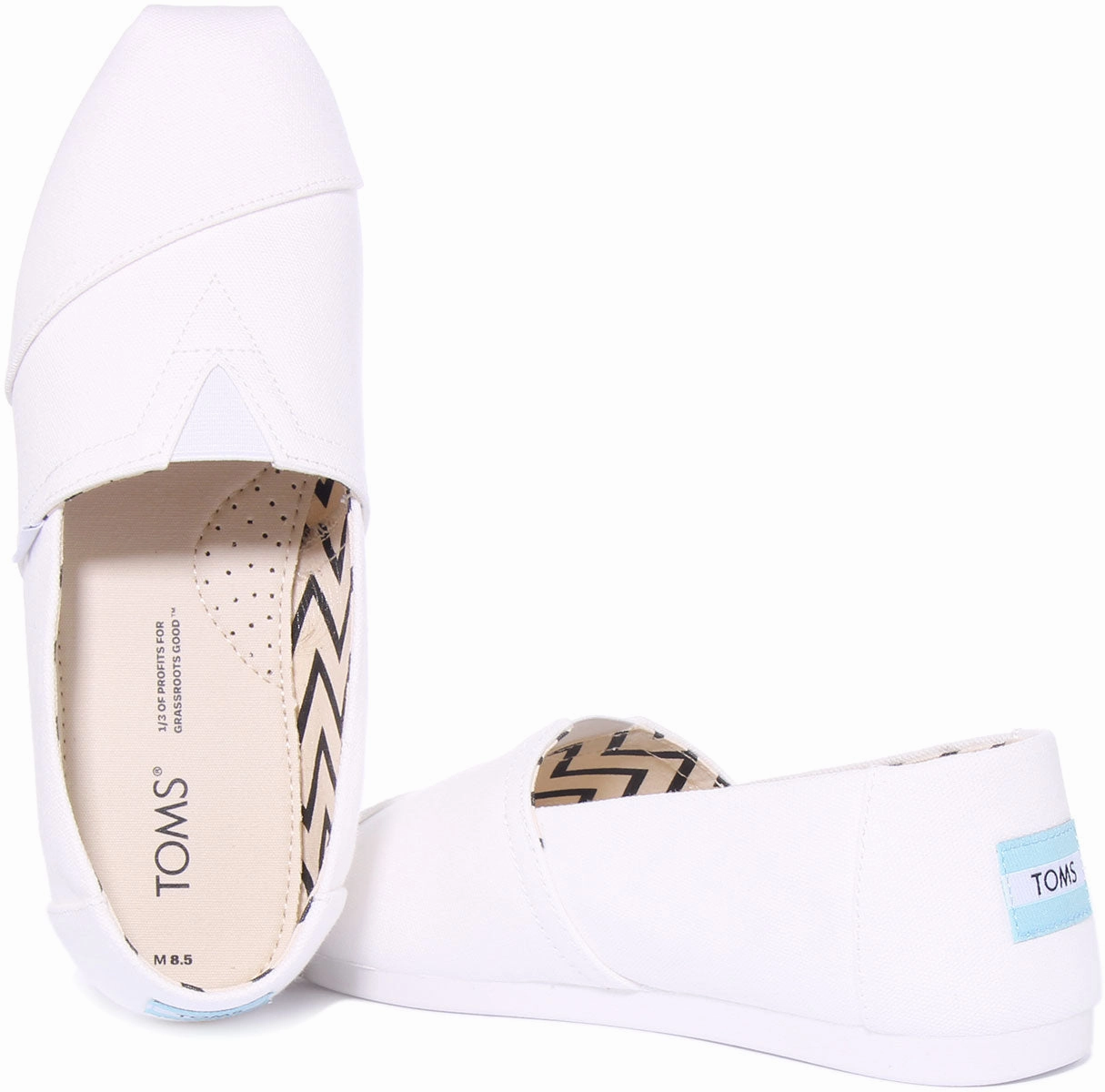 Toms Alpargata In White For Men Versatile Style