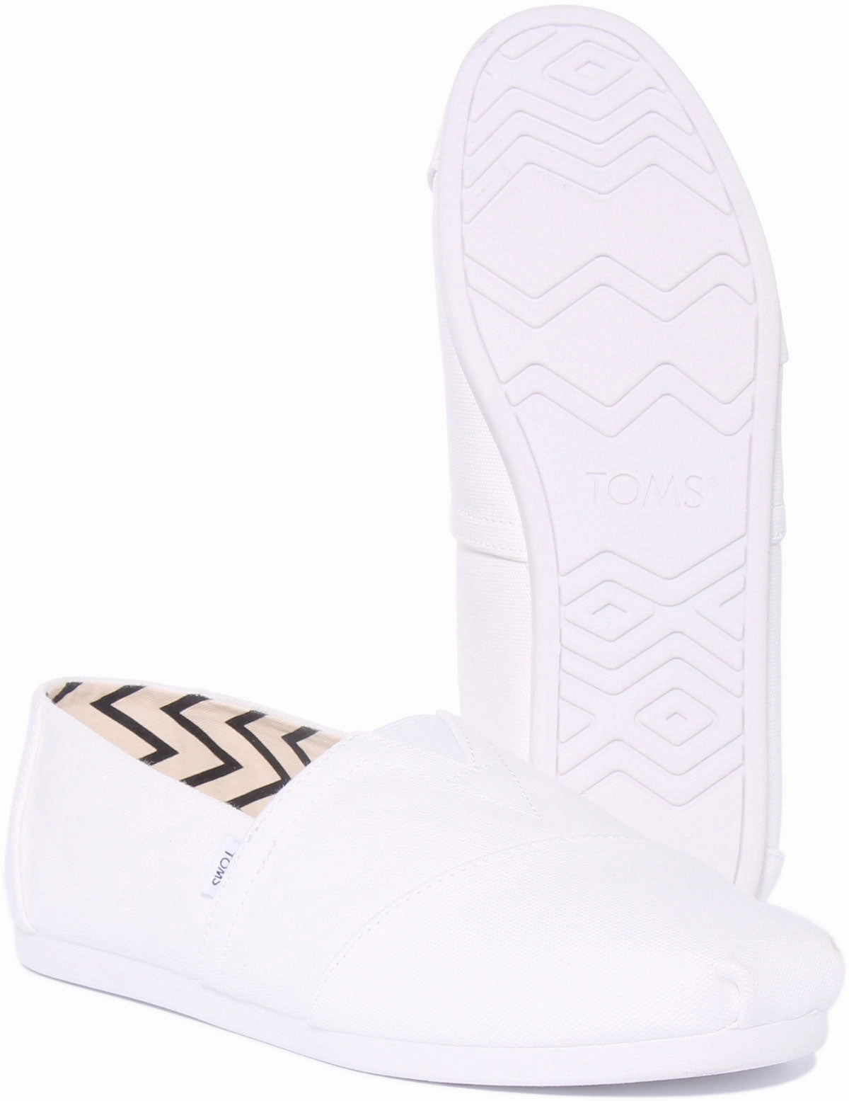 Toms Alpargata In White For Men Versatile Style