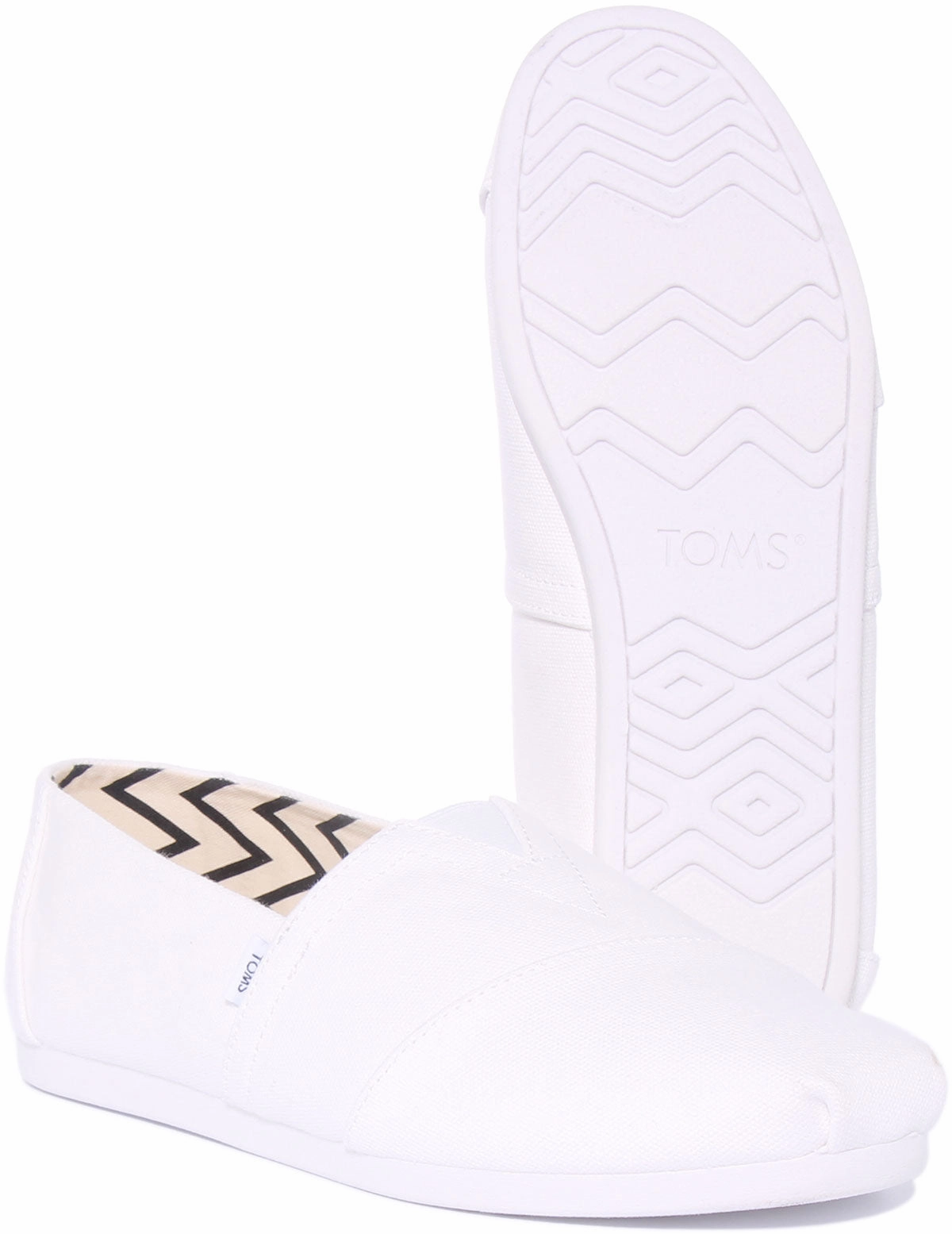 Toms Alpargata In White For Men Versatile Style