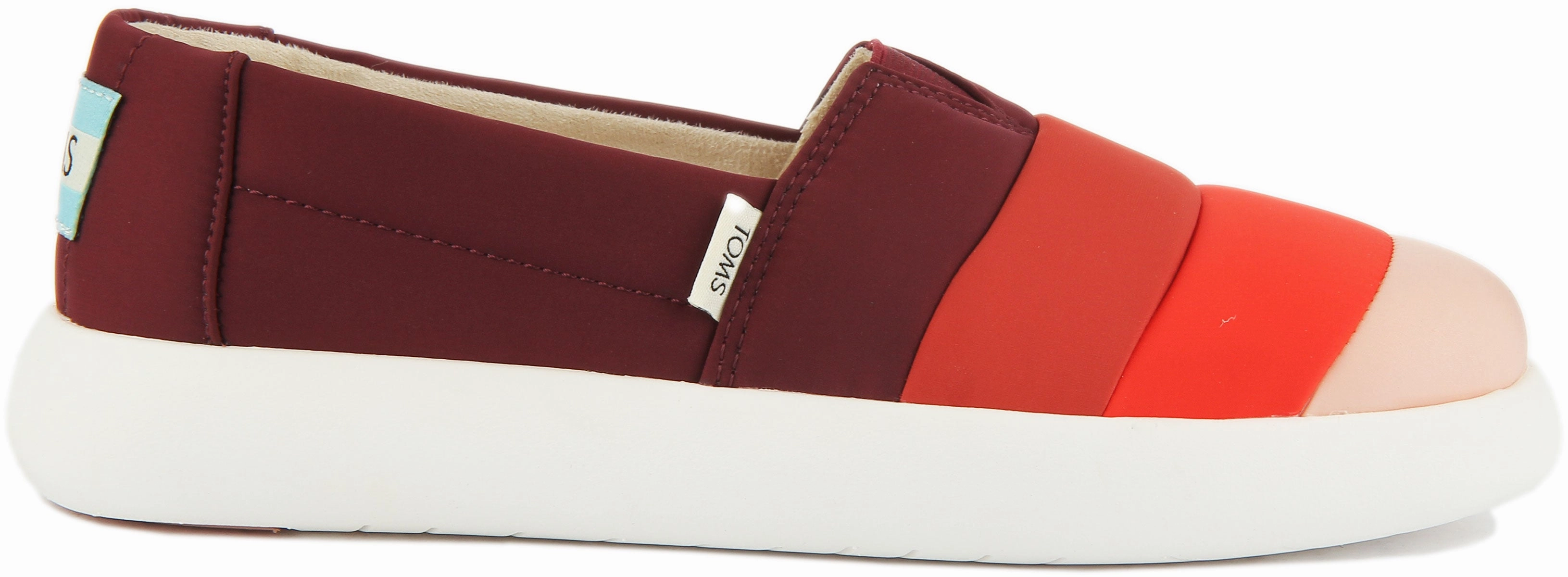 Toms Alpargata Mallow Shoes In Red Gradiant For Women Quick Rush