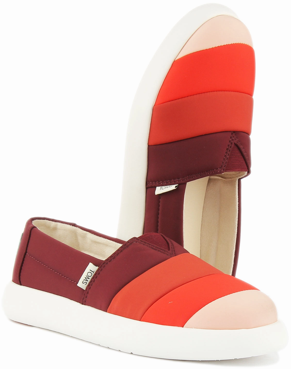 Toms Alpargata Mallow Shoes In Red Gradiant For Women Quick Rush