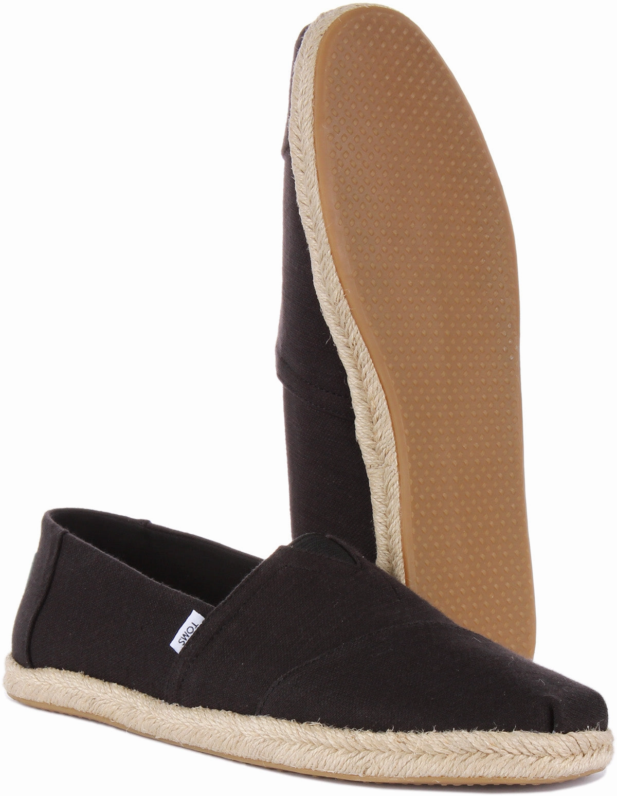Toms Alpargata Rope In Black For Men Light Motion Step