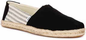 Toms Alpargata Rope In Black For Women Foot Support