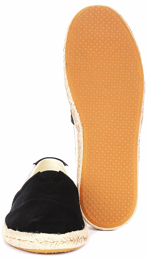 Toms Alpargata Rope In Black For Women Daily Cool