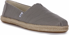 Toms Alpargata Rope In Grey For Men Vine Hike evening run