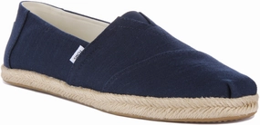 Toms Alpargata Rope In Navy For Men Work Hike Bright Jog