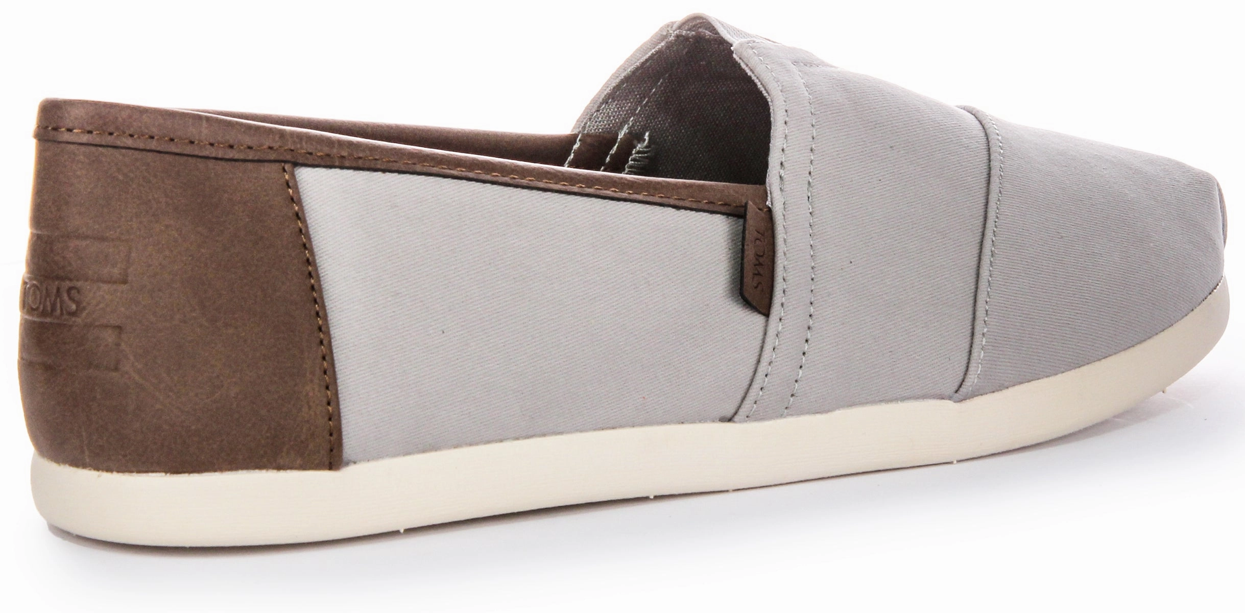 Toms Alpargata Vegan In Grey For Men Active Step Move Glide-Out