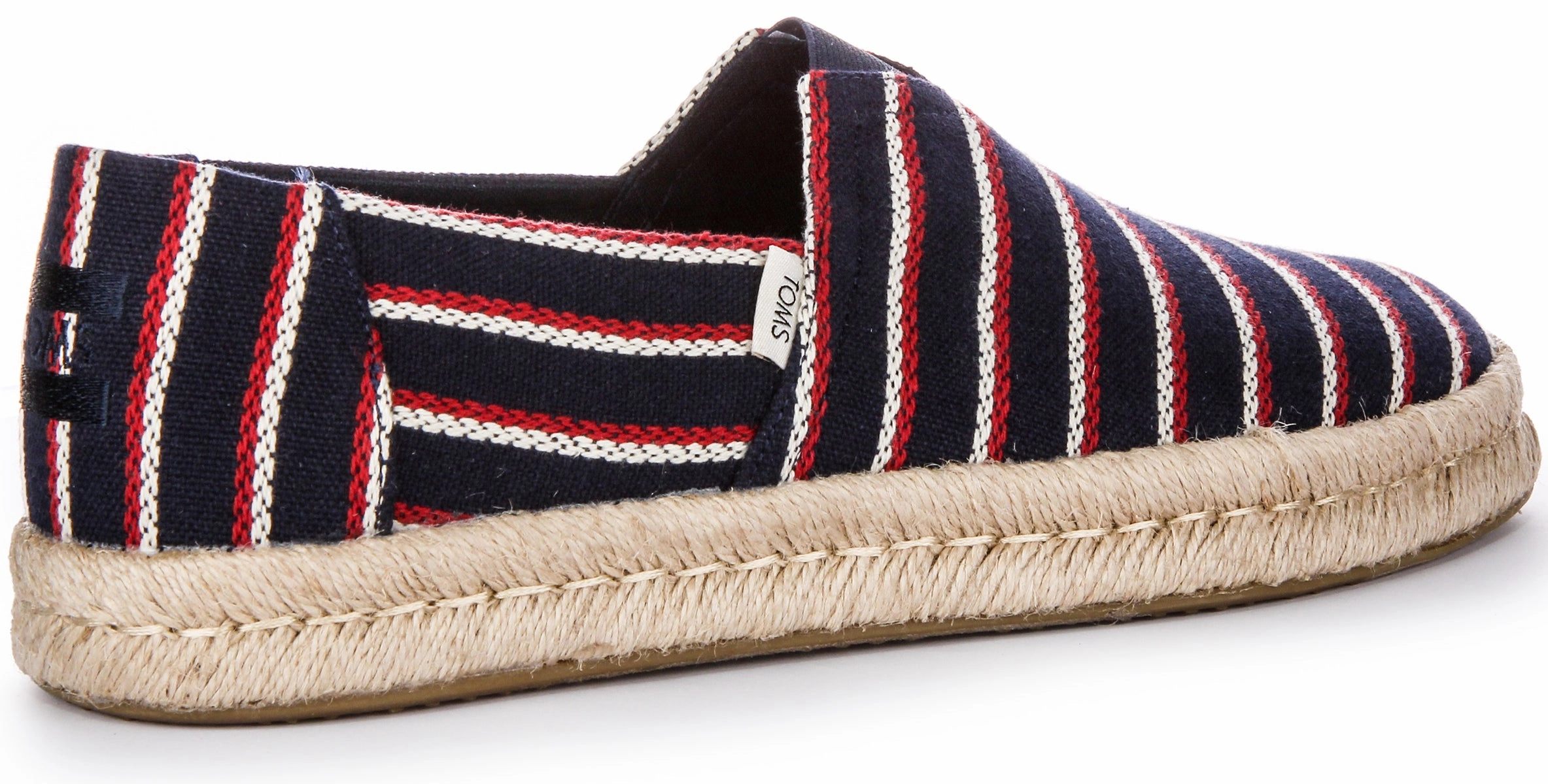 Toms Alpargata Woven In Navy Red For Men slip-resistant
