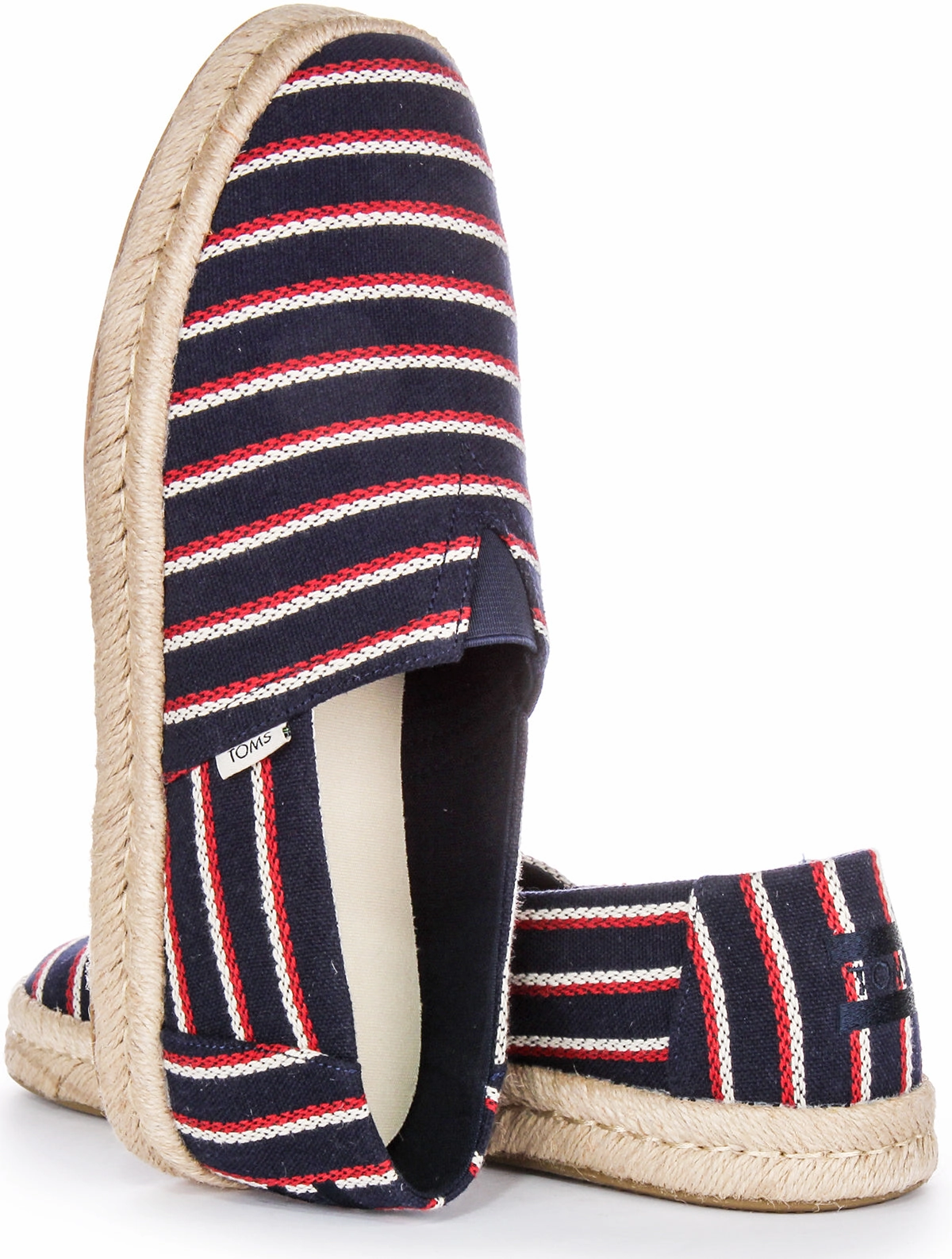Toms Alpargata Woven In Navy Red For Men slip-resistant