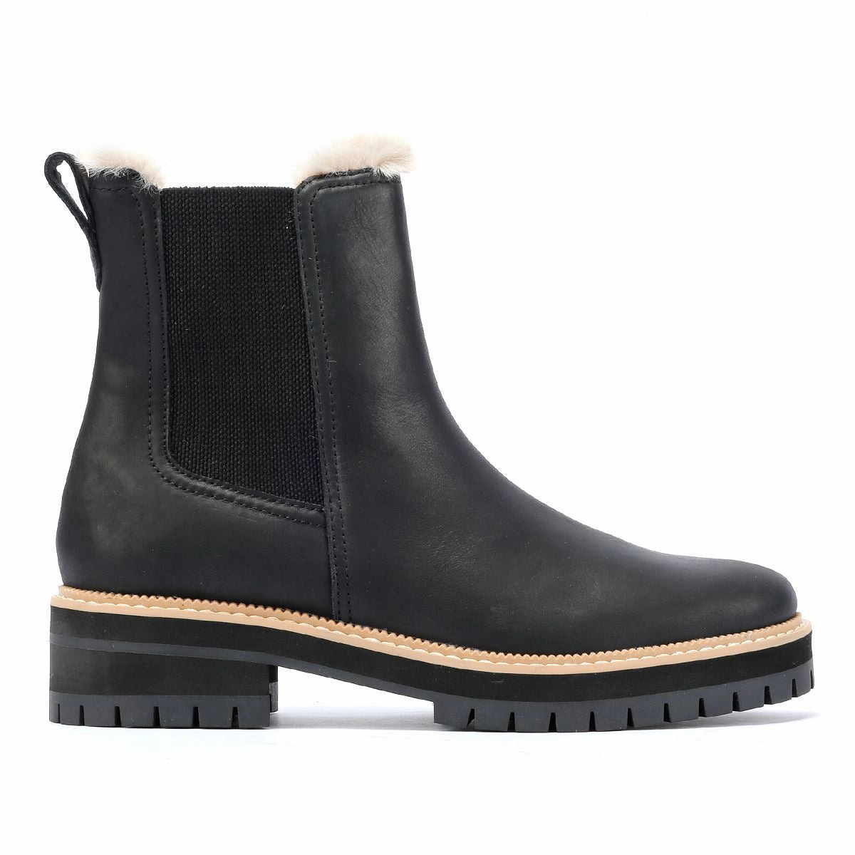 TOMS Bennet Nubuck Women's Black Boots Tech Lined