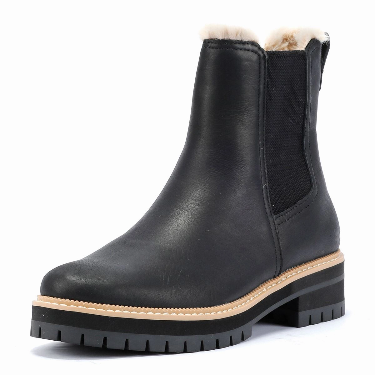 TOMS Bennet Nubuck Women's Black Boots Tech Lined