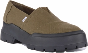Seamless Slip Toms Comlow Sneak In Olive For Women