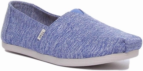 On The Go Slip Light Step Toms Repreve Recycle In Blue