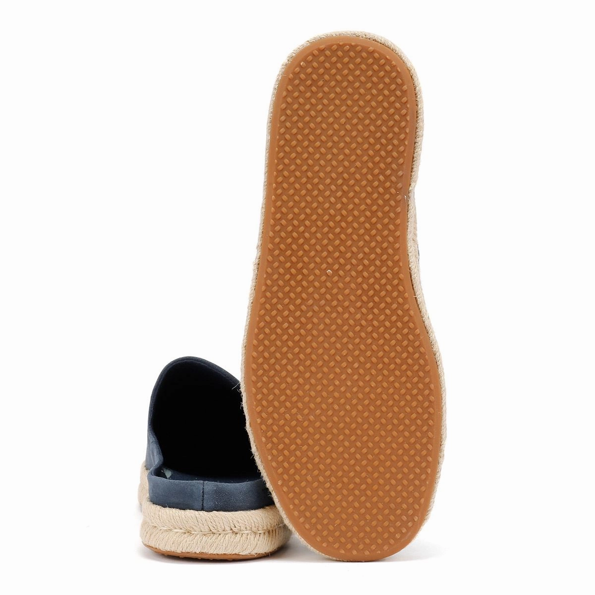 TOMS Santiago Suede Men's Navy Mules Classic Fit