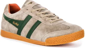 Gola Classics Harrier In Grey Green For Men Shock Resistant Mesh Structure