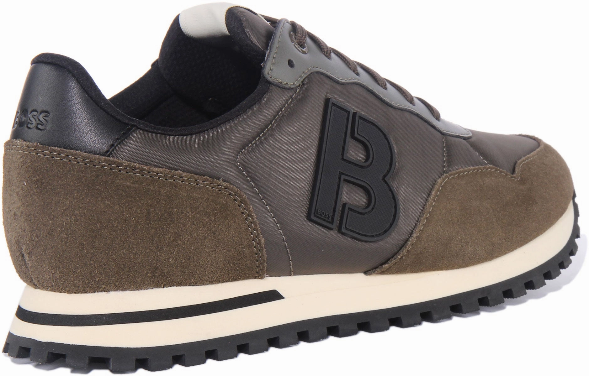 Track ready Boss Parker L Run In Olive For Men