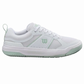 Wilson Pickle Pro Womens Pickleball Shoe - White/White/Surf Spray