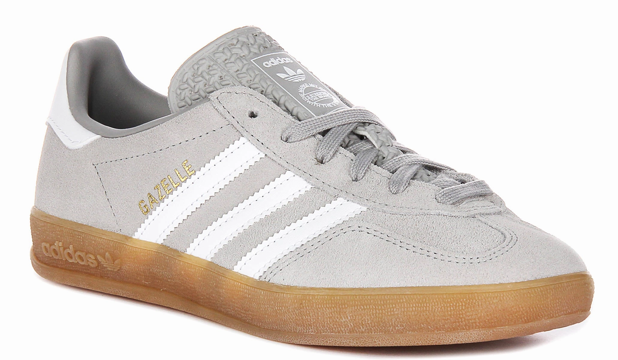 tactical shoes smooth - surface ready Adidas Gazelle Indoor In Grey White For Men