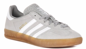 tactical shoes smooth - surface ready Adidas Gazelle Indoor In Grey White For Men