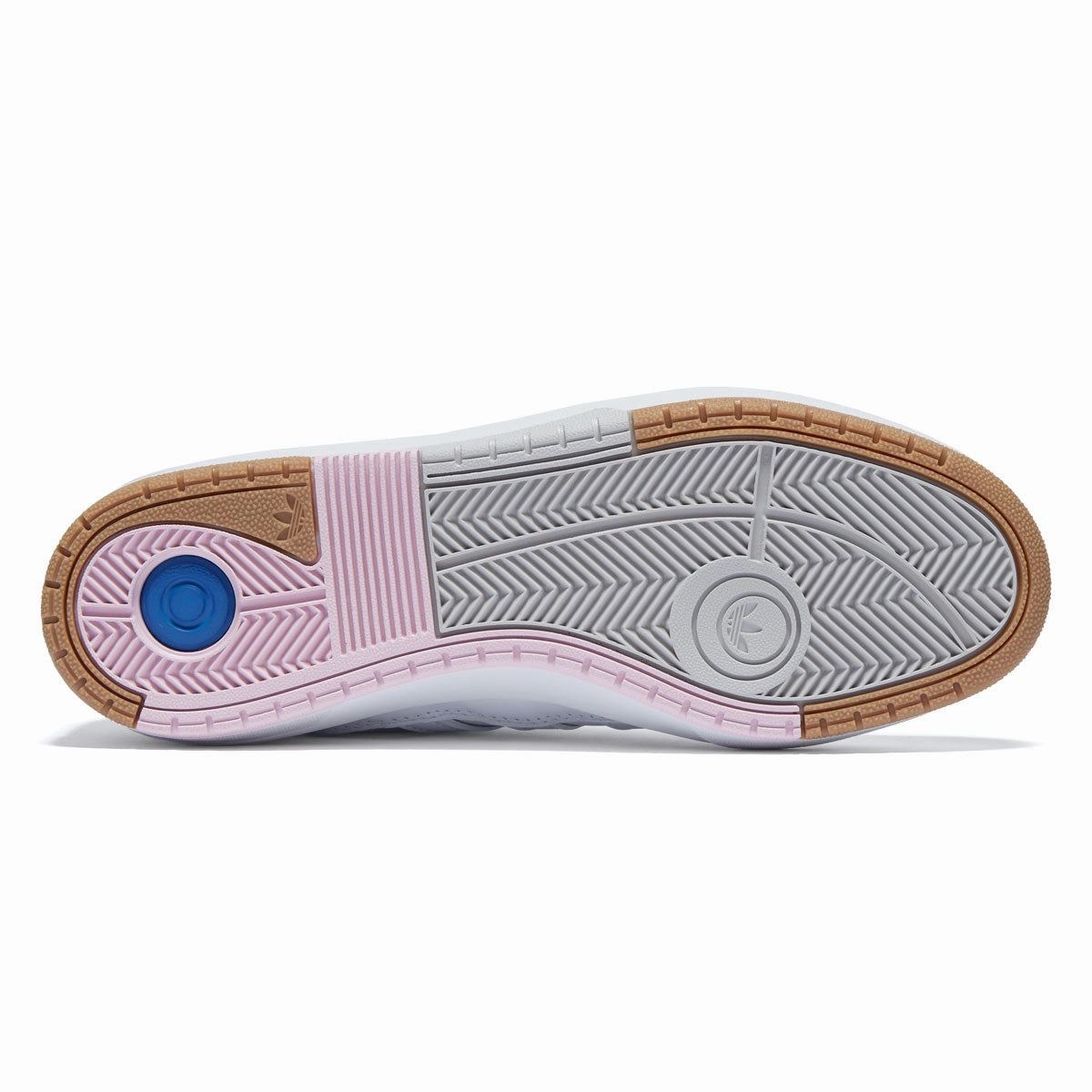 Traction Zone Adidas Tyshawn II Shoes - Ftwr White/Ftwr White/Gum