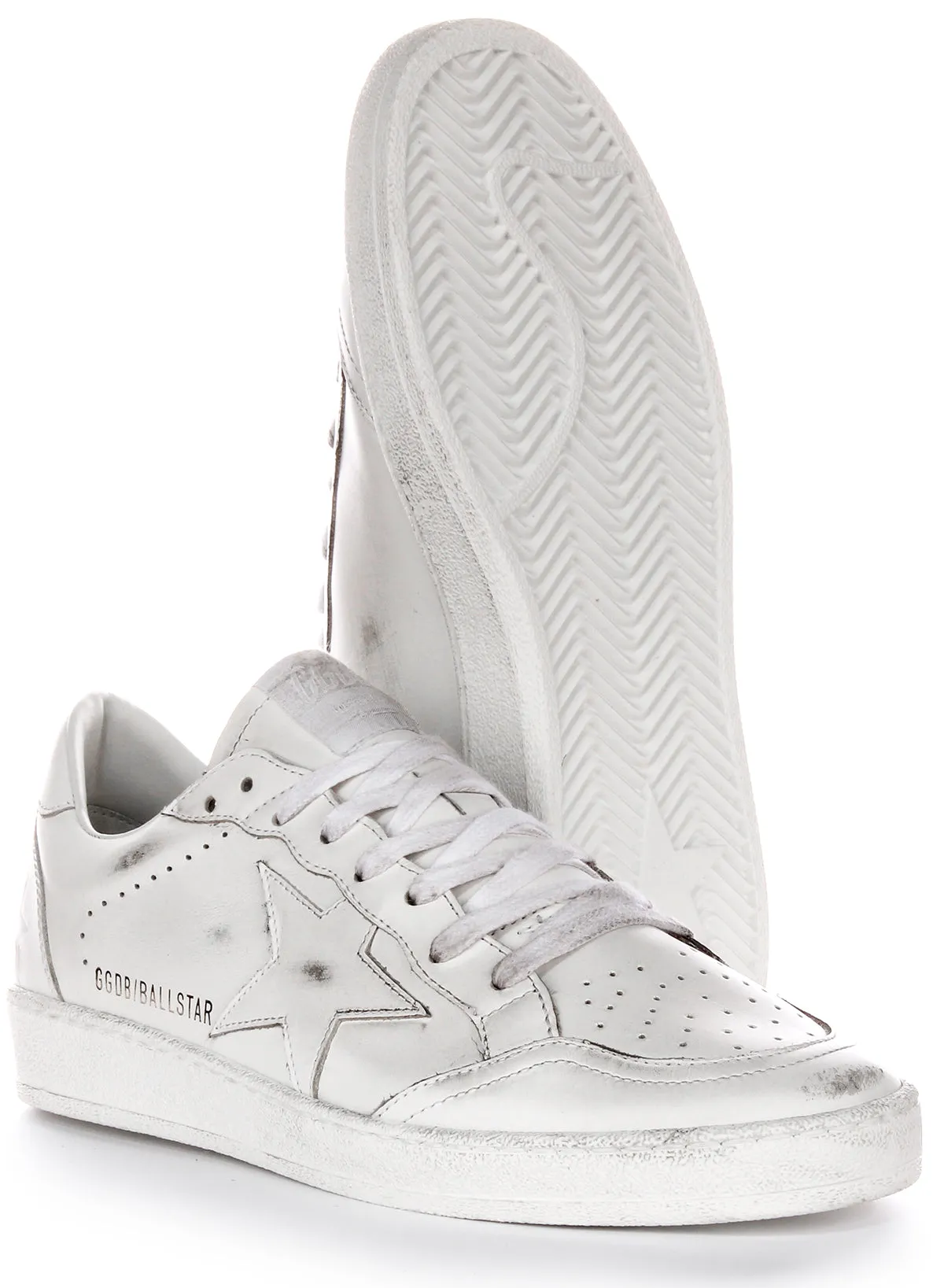 Trail grip Golden Goose Ball Star In White For Men