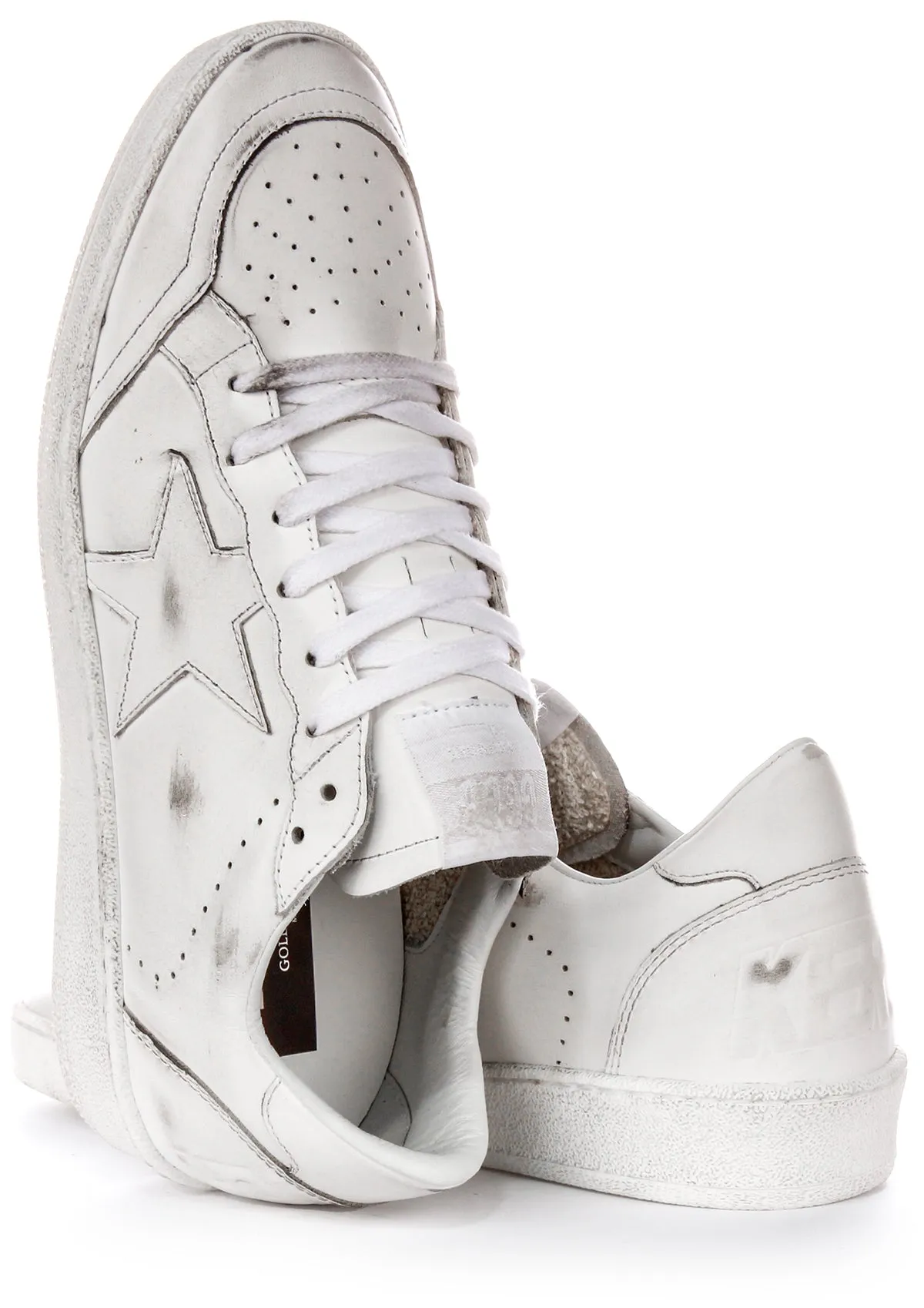 Trail grip Golden Goose Ball Star In White For Men