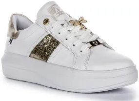 Rieker W1202-82 In White Gold For Women Agility Practice Daily Motion