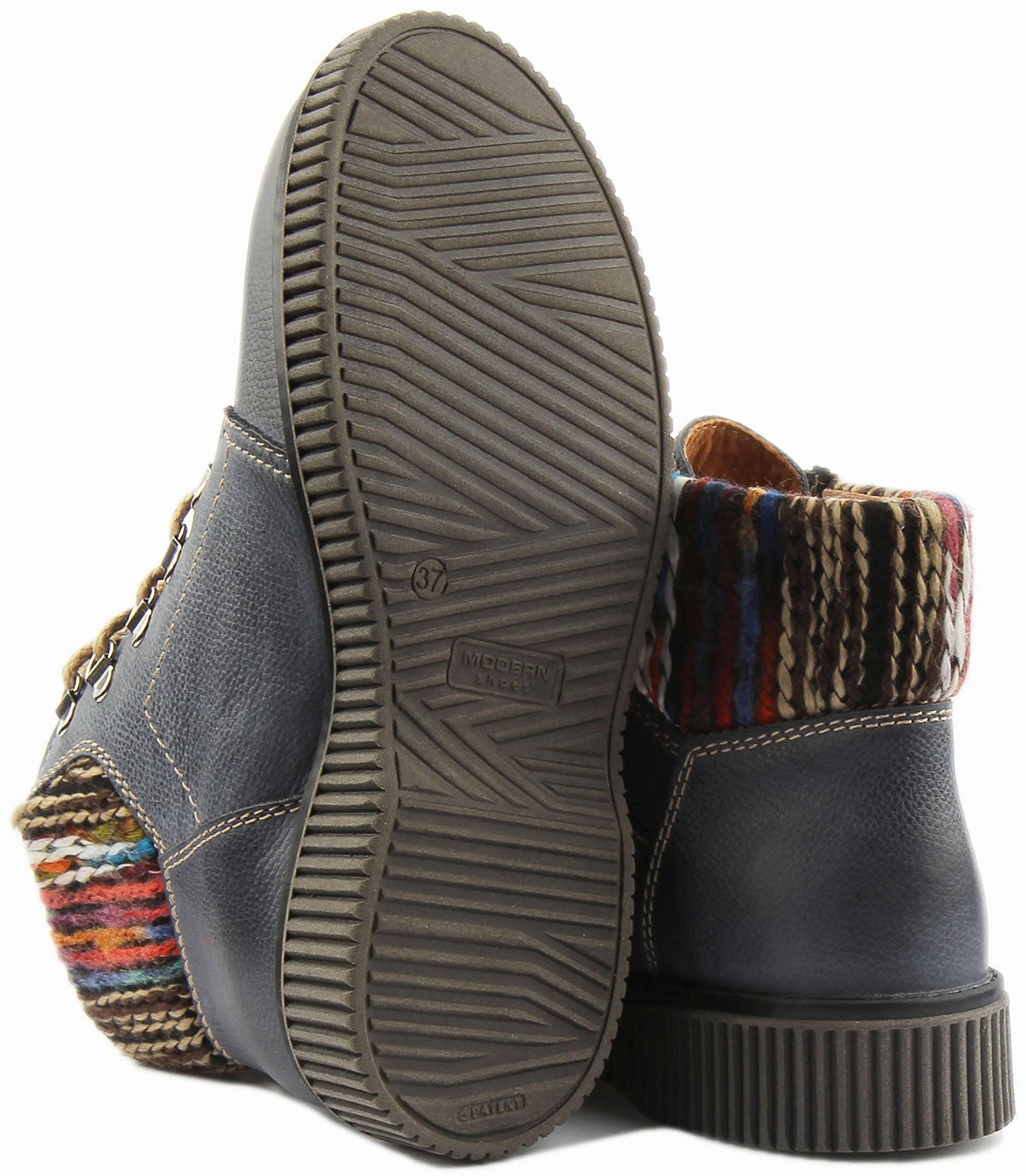 Trail Comfort Boots Justin Reess England Grace In Navy