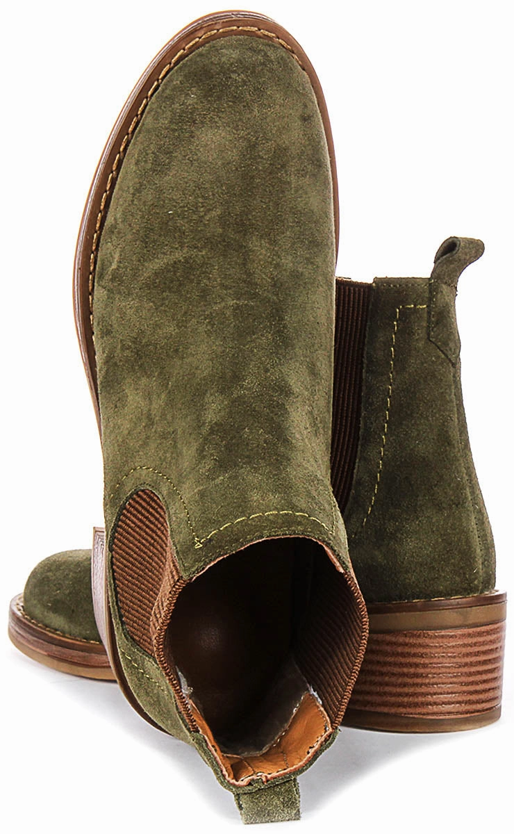 Trail Control Boots Justinreess England Evelyn In Khaki For Women