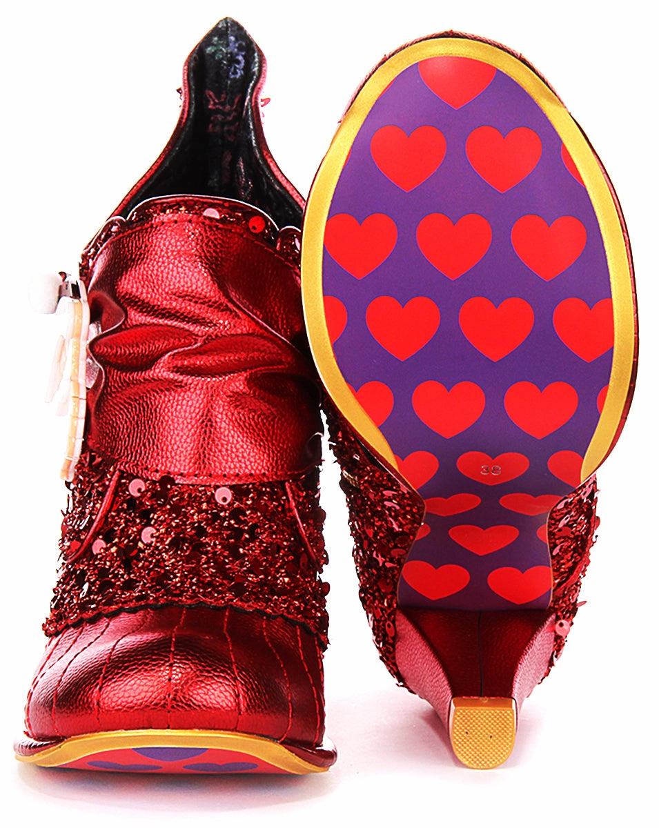 Trail Cushion Boots Gear Irregular Choice Fancyclaus Ankle Boots In Red For Women