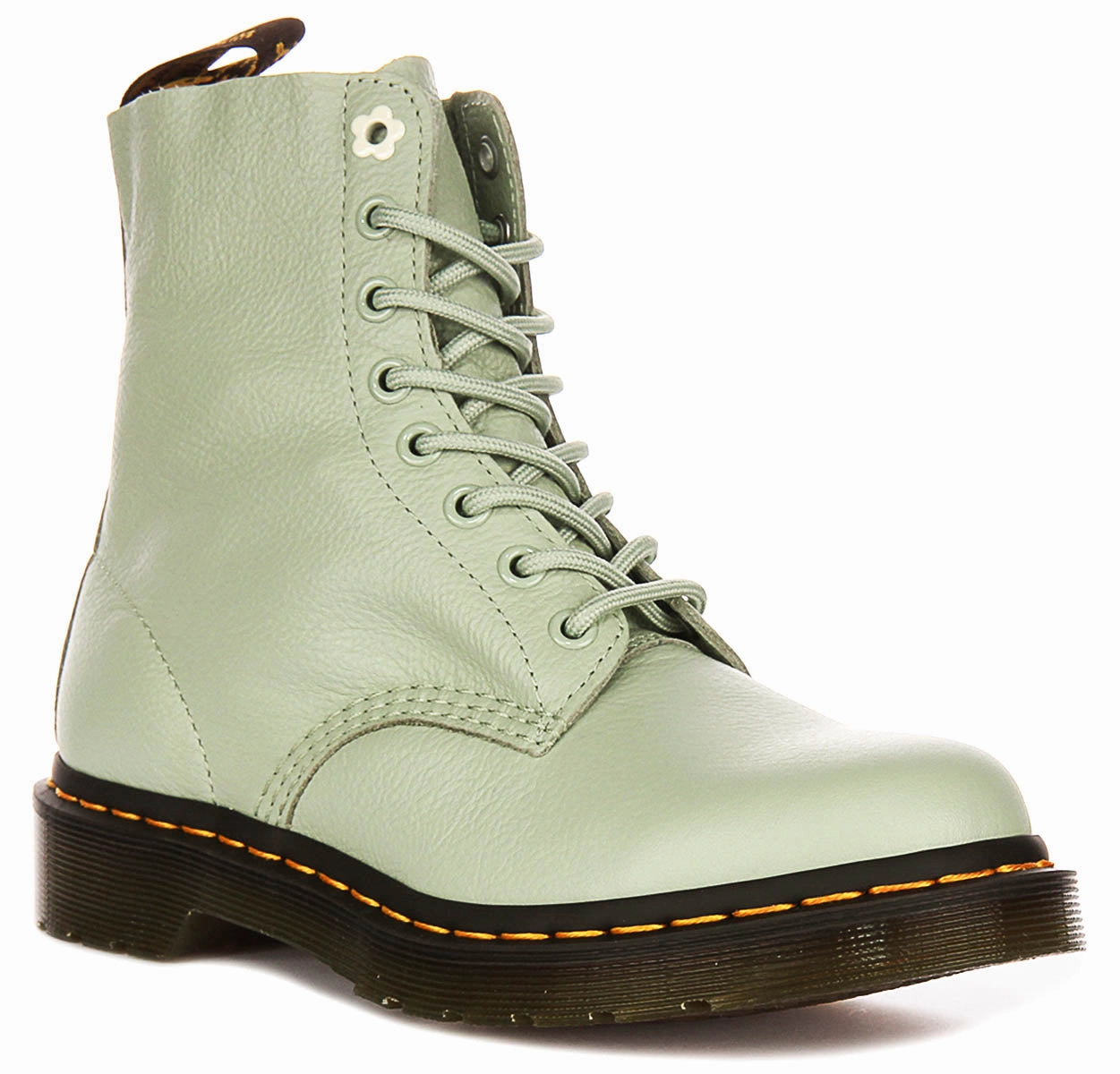 Dr Martens 1460 Pascal In Sage Green Flexible Movement Durable Step