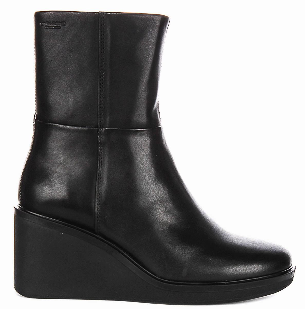 Trail Cushioning Vagabond Deena Wedge Boots In Black For Women