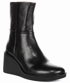 Backpacking Support Remote Hiking Vagabond Deena Wedge Boots In Black For Women