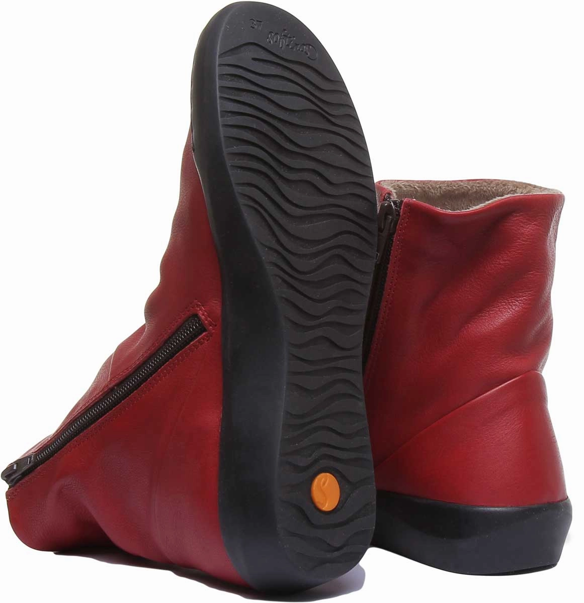 Trail Endurance Boots Gear Softinos Bler550 Soft Ankle Boots In Red For Women